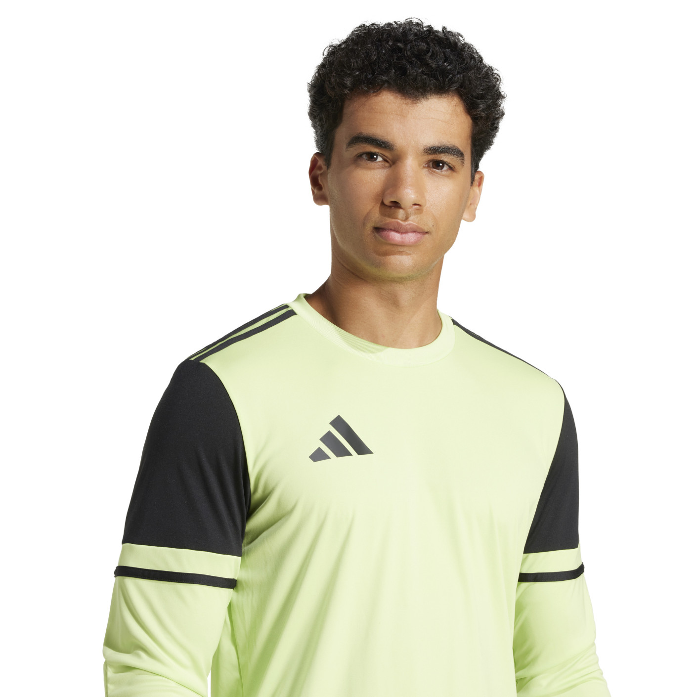Adidas Squadra 25 Keepersshirt Lange Mouwen Neongeel Zwart