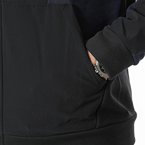 Veste Zippée Essential HY5936 Noir Bleu Marine Gris Chiné