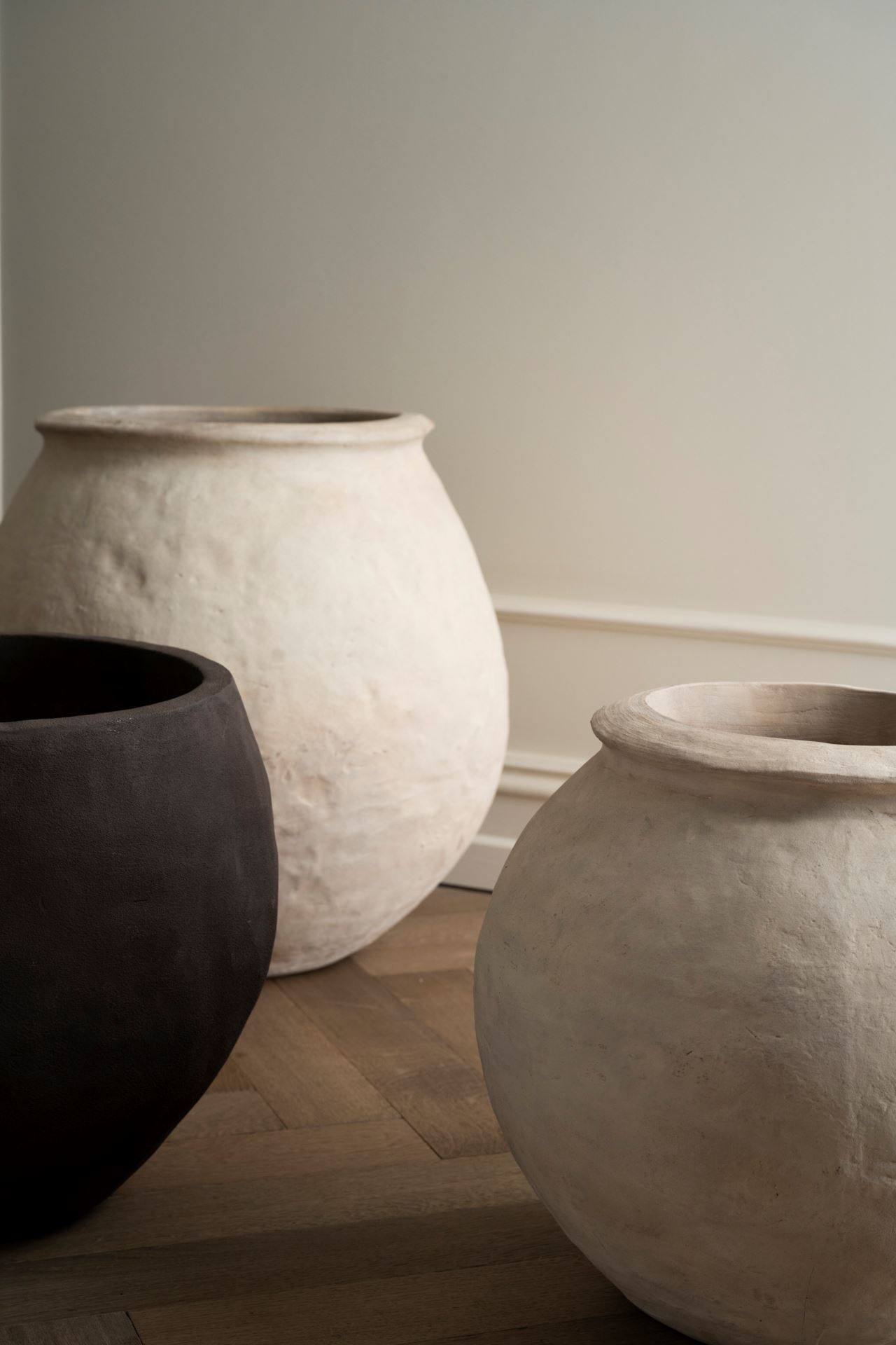 Krukke offwhite - 51x51x52 cm