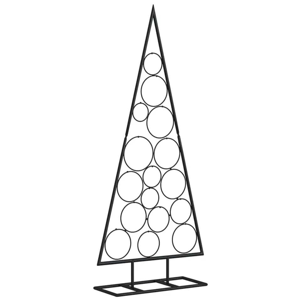 vidaXL - Metalen Kerstboom - Zwart - 125 cm