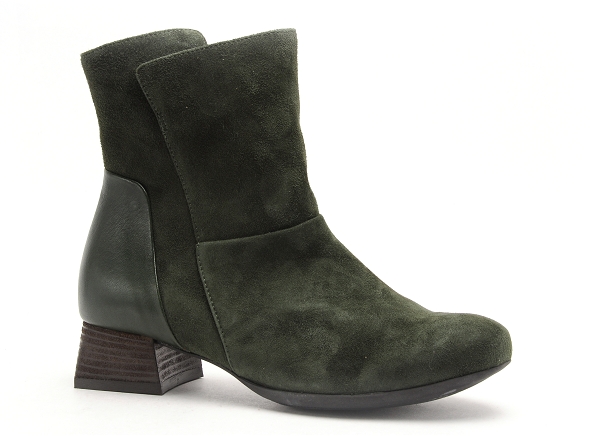 Think boots bottine talons femme 6847000 vert