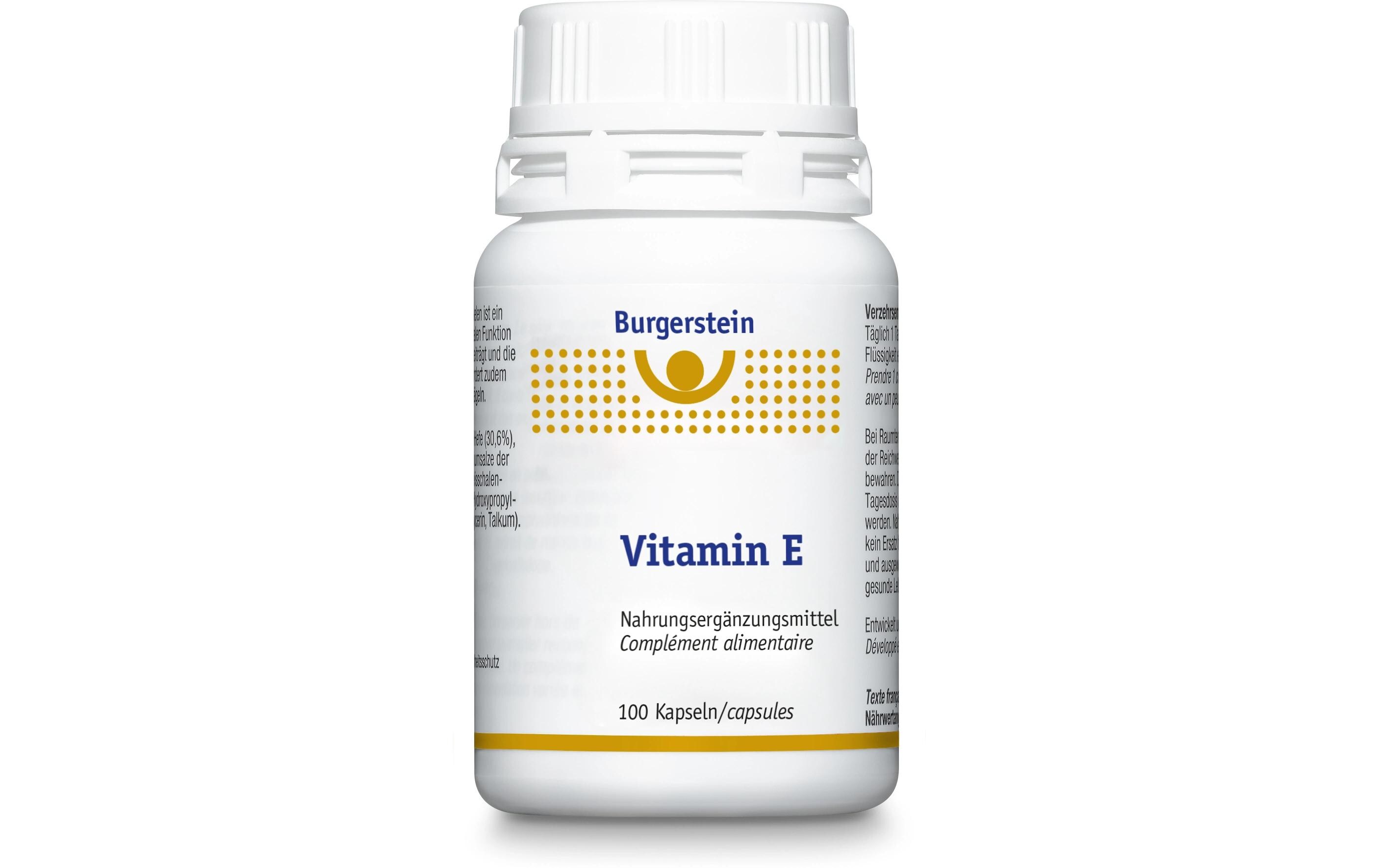 Kapsel Vitamin E 100 IE 100 StückHoher Antioxidantenschutz fördert das Immunsystem