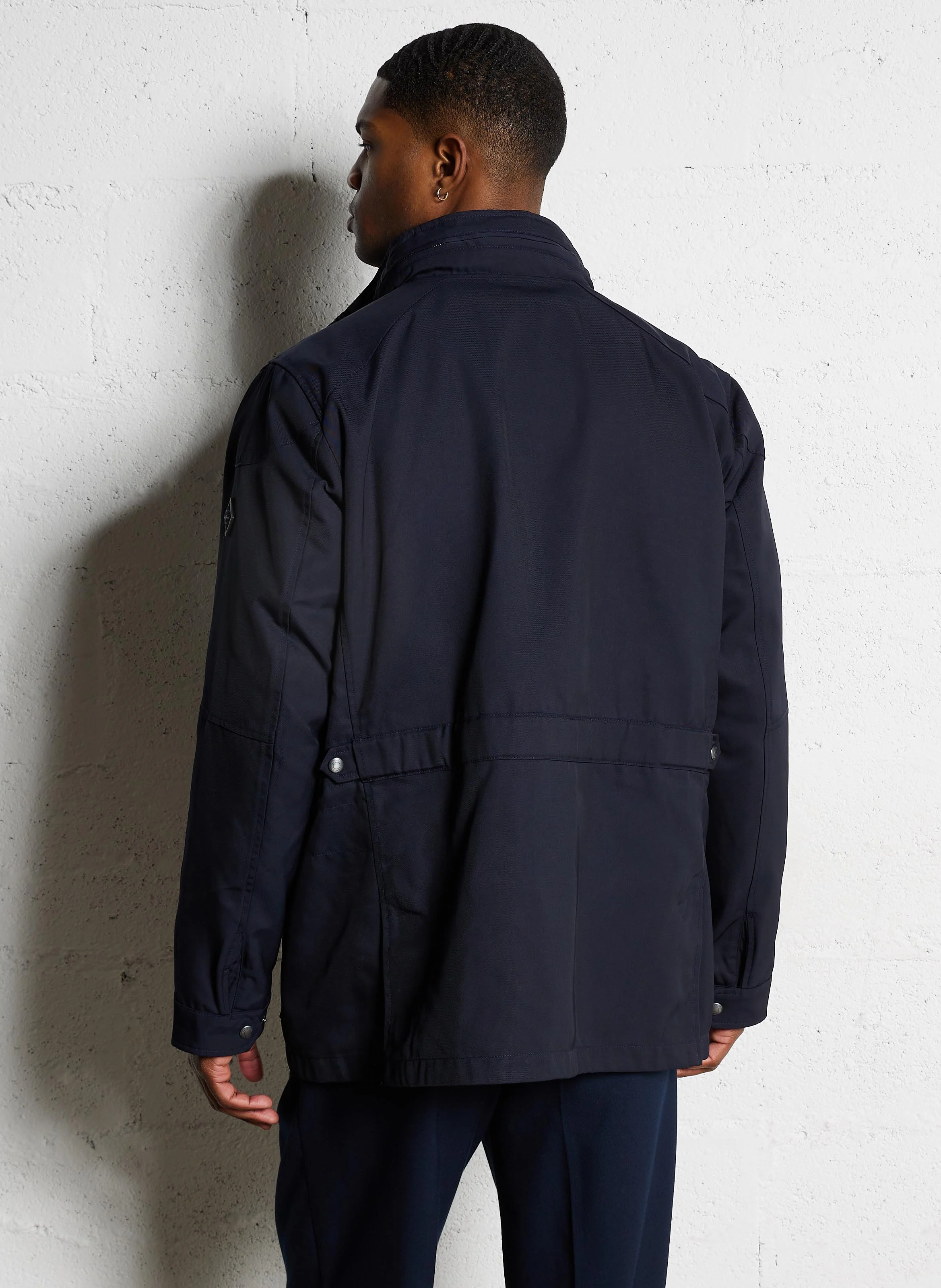 Parka droite | Bleu