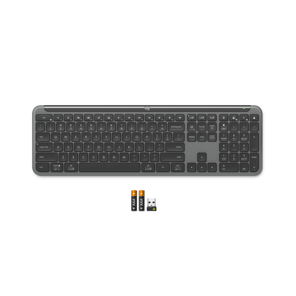 Logitech - Signature Slim Wireless keyboard K950 Nordic