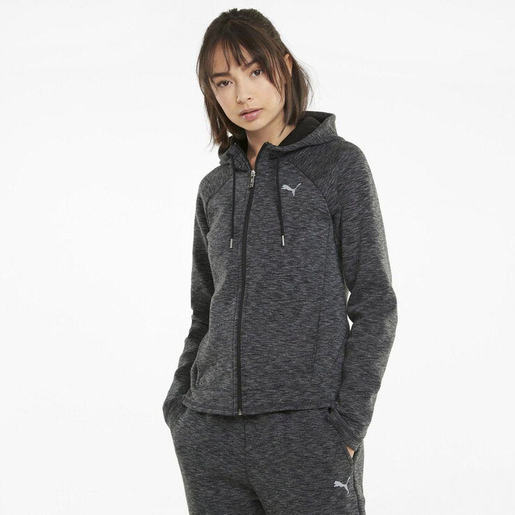 Puma Evostripe Full Zip Hættetrøje Grå