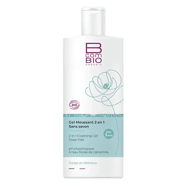BcomBIO Gel Espumante 2 em 1 para Corpo e Cabelo 500ml