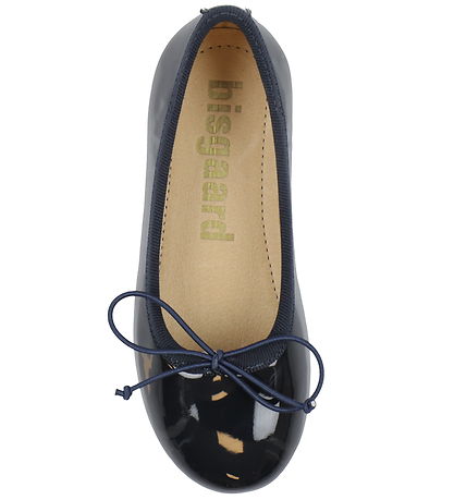 Bisgaard Ballerina Hausschuhe - Lucy - Navy Patent