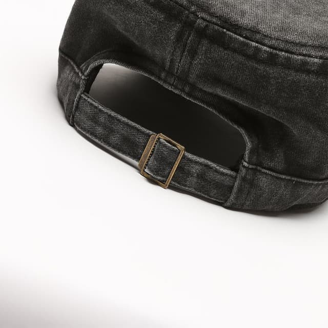 Retro Denim Kasket til Herrer Sort