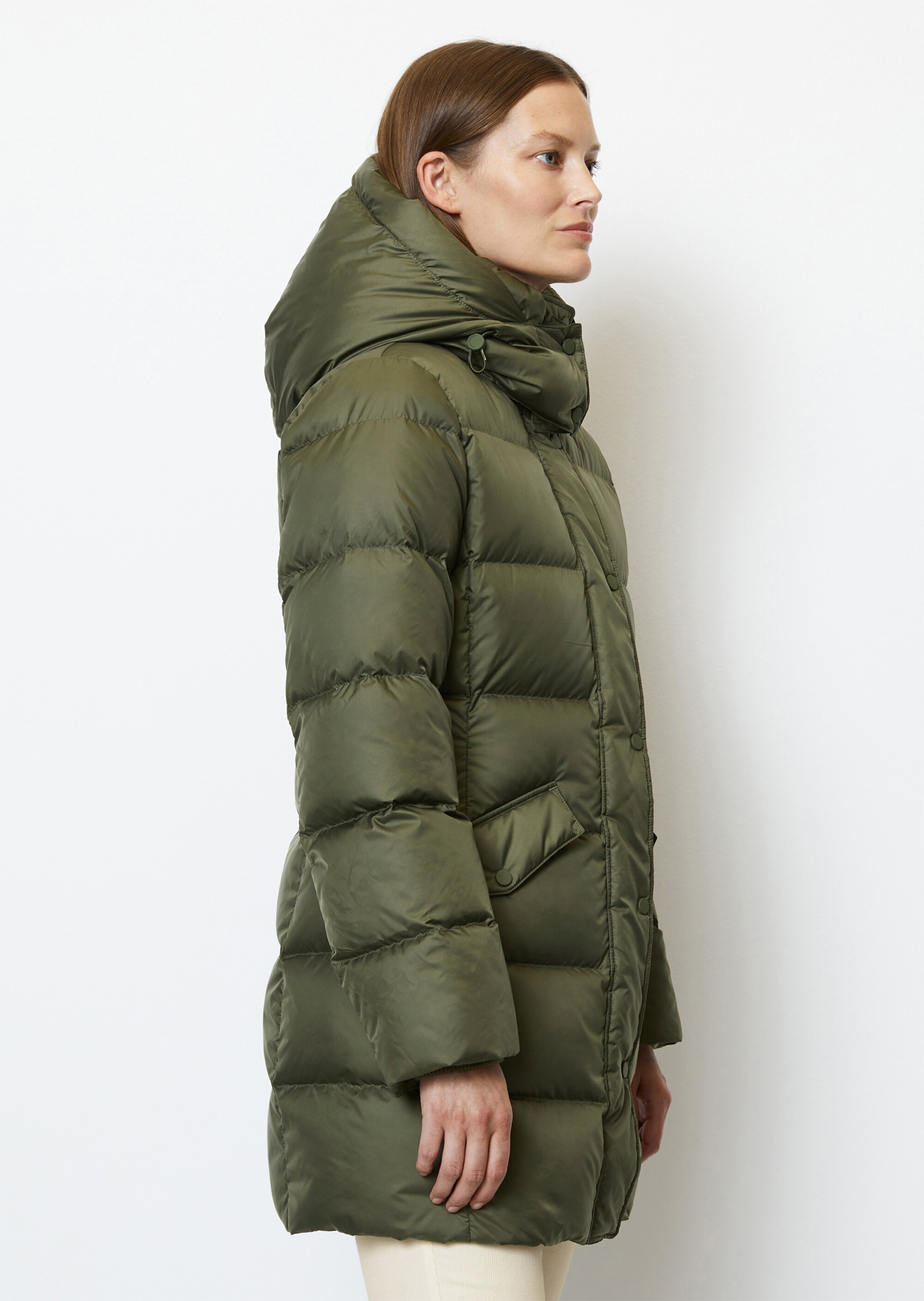 Puffer-Daunenparka regular mit wasserabweisender Oberfläche