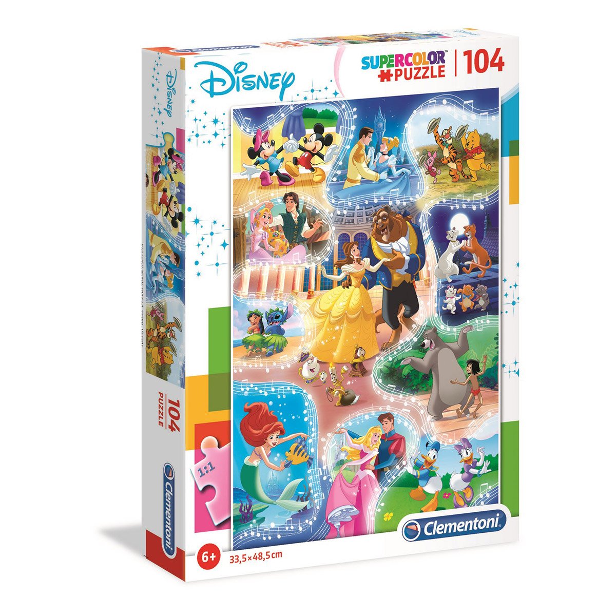 Puzzle SuperColor 104 pièces -  Multi (Dance Time)