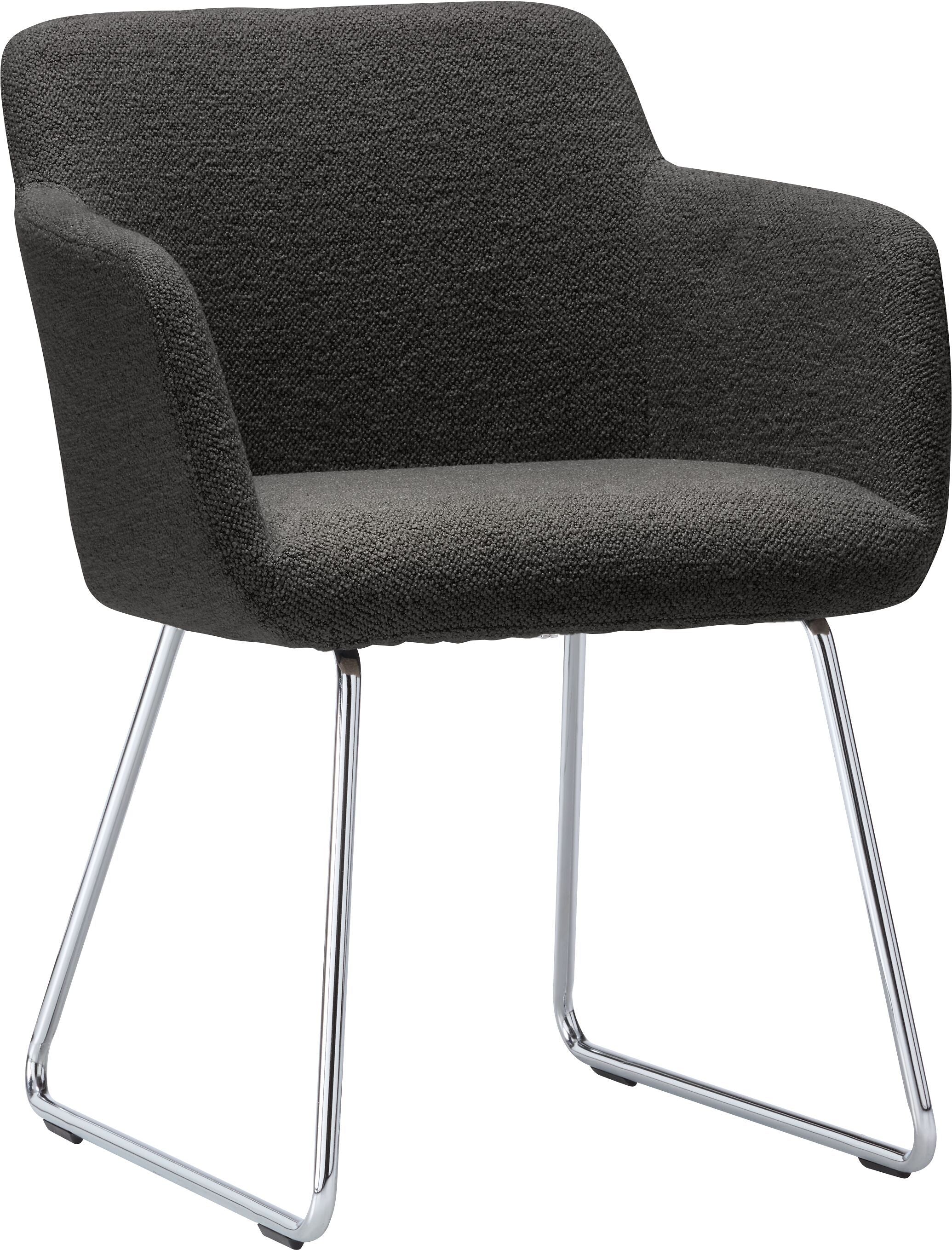 PECORA Stuhl - Anthrazit / B: 57.5 cm x T: 58.0 cm x H: 76.0 cm