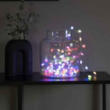 LED sterrenlichtsnoer 90 lampjes multicolor