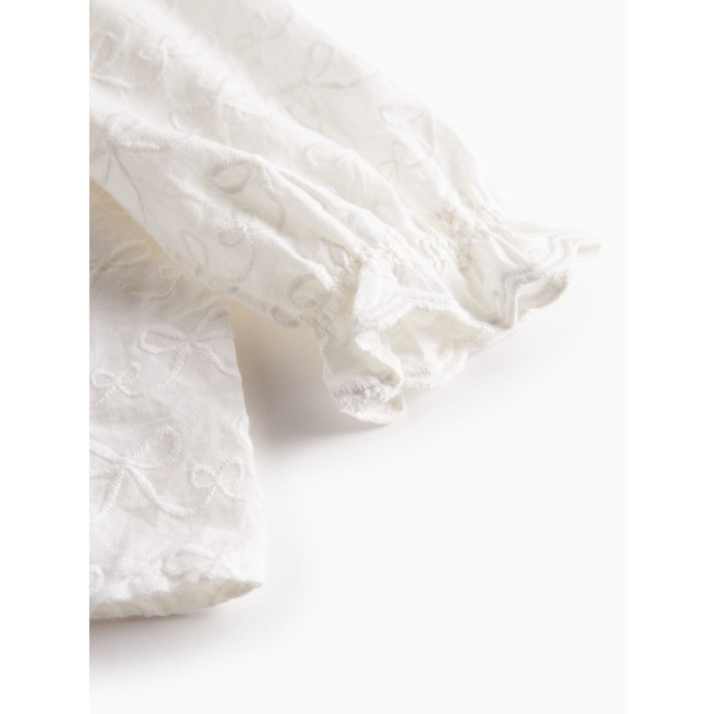 Køb MarMar Cotton Bow White Tonello Bluse