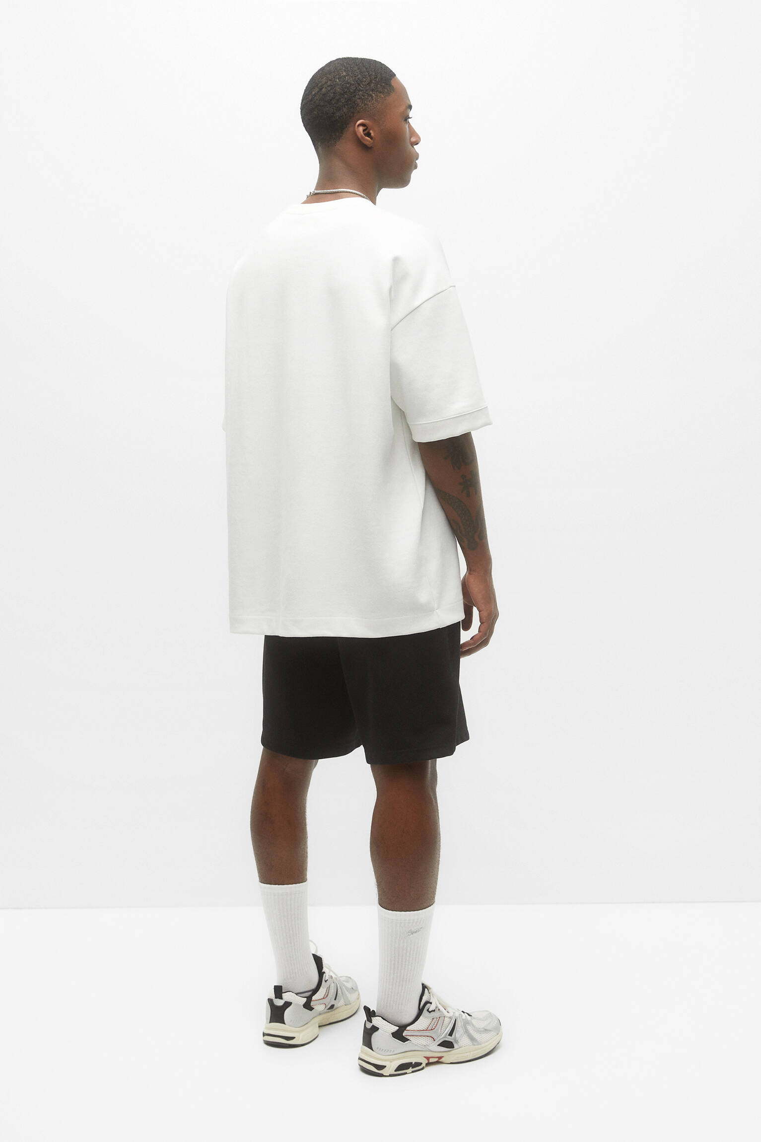 BERMUDA JOGGER CALÇA PIQUÉ - PRETA