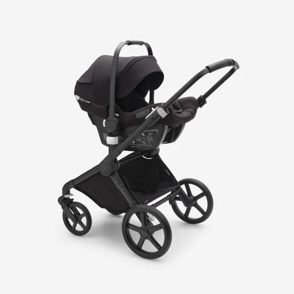 Carrinho de bebê Bugaboo Fox 5, preto/preto, bege deserto