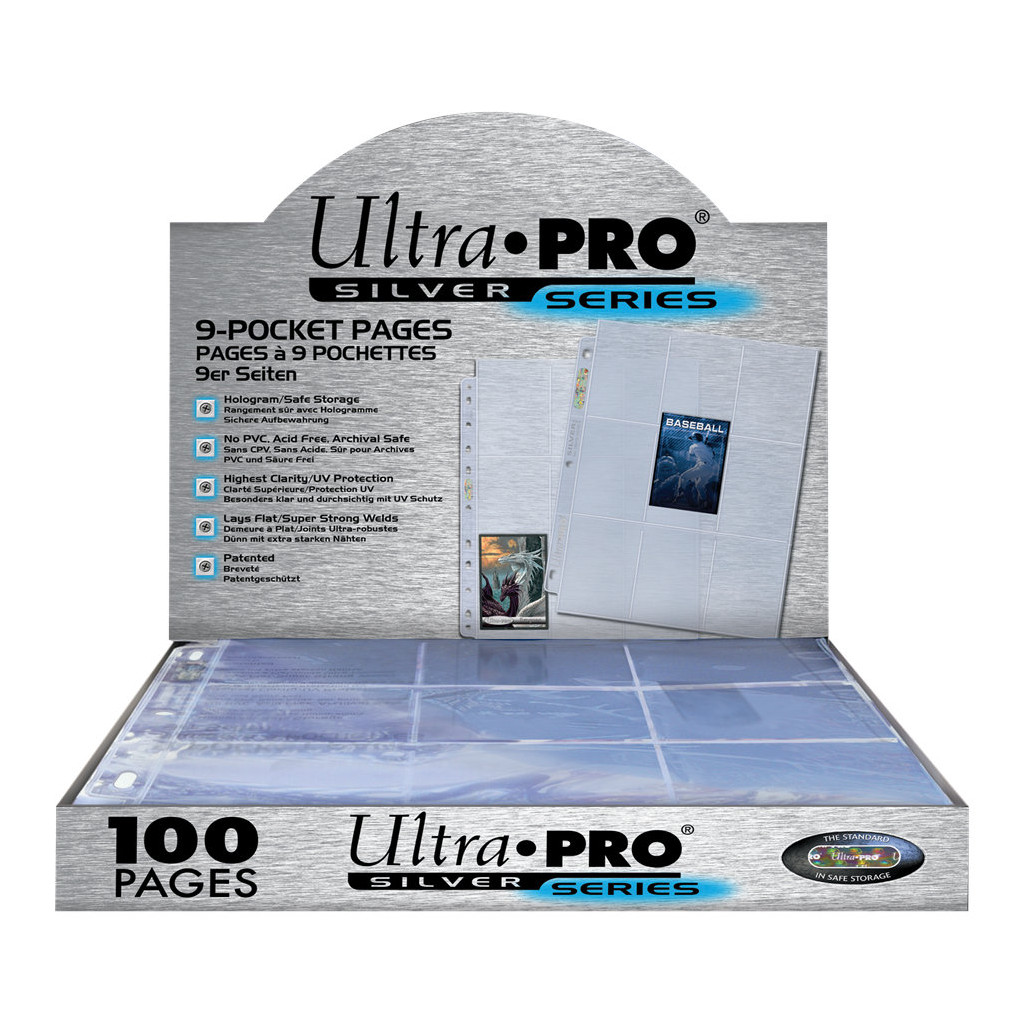 100 Feuilles Silver pour Classeur