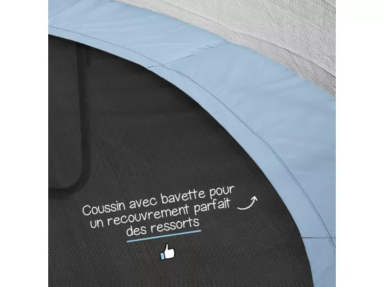 Kangui - Trampoline de jardin 366 cm + filet de sécurité | Normes EU | Montage facile