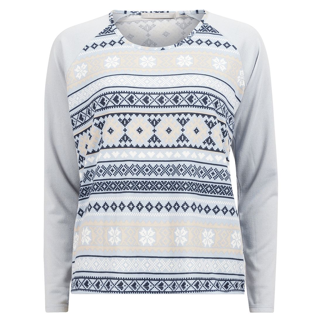 Mønstret topp