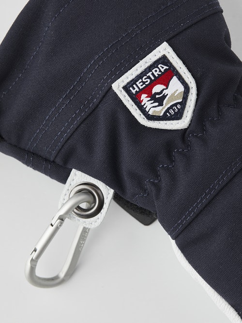 Hestra Army Leather Heli Ski JR 5 finger<br>Holder hendene varme HELE dagen!