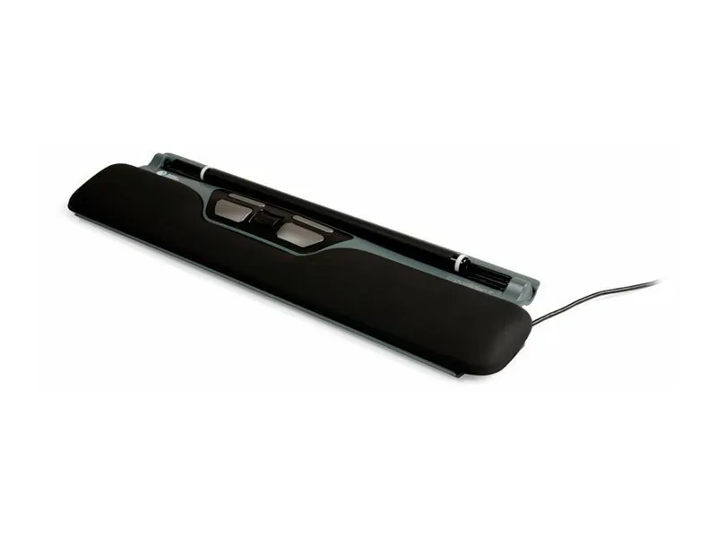 Bakker Elkhuizen ErgoSlider Plus - Central pegeenhed - ergonomisk - universel - højre- og venstrehåndet - laser - 5 knapper - kablet - USB - sort, mørkegrå, gul
