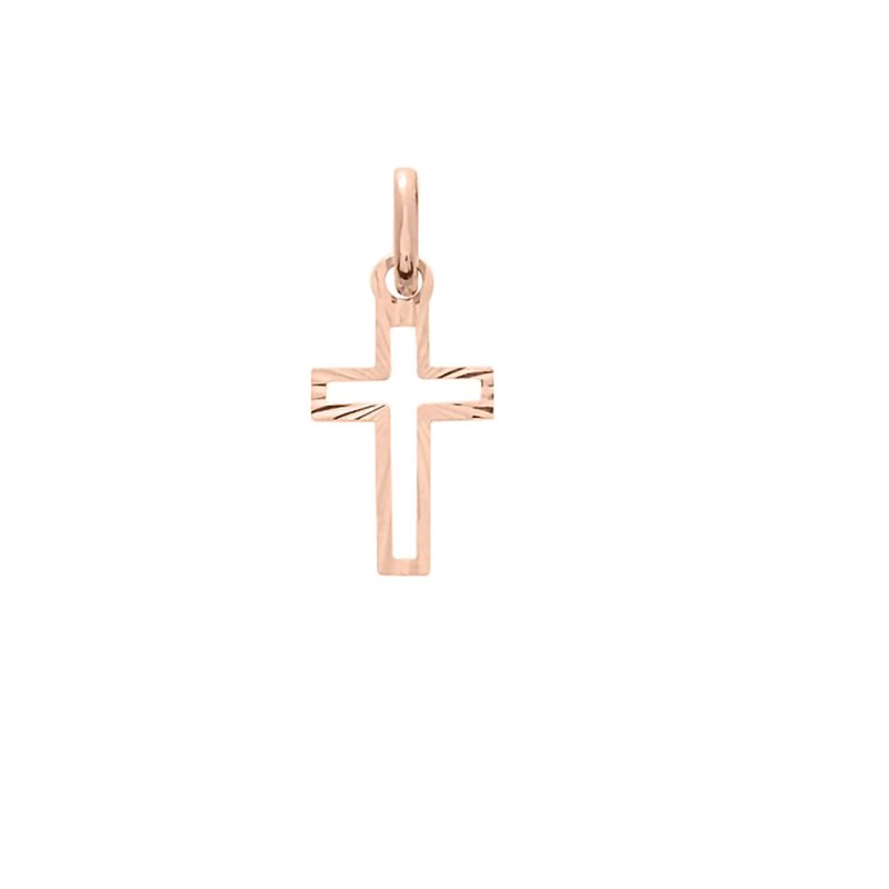 Pendentif mixte - Or 18 Carats - Croix