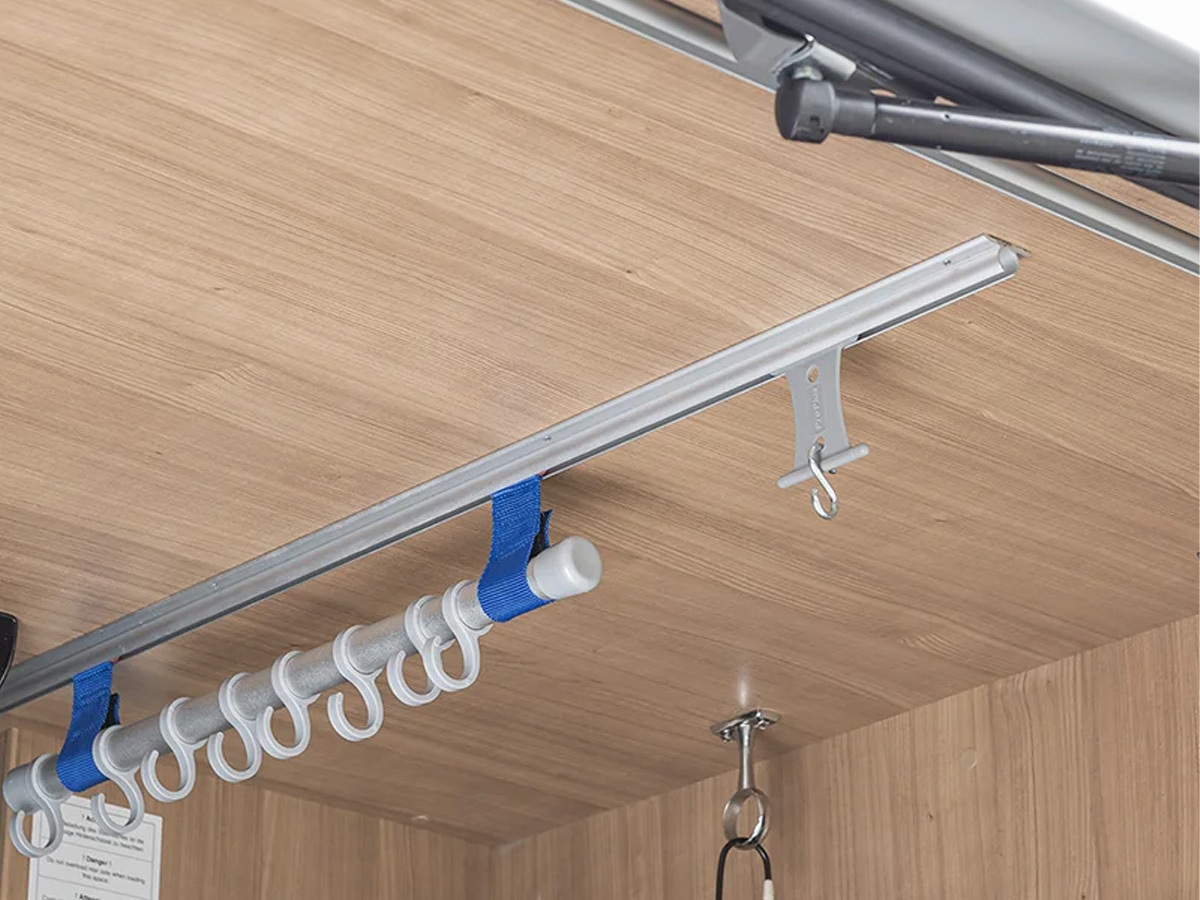 ProPlus 90° 120 cm aluminium tentrail - set van 3
