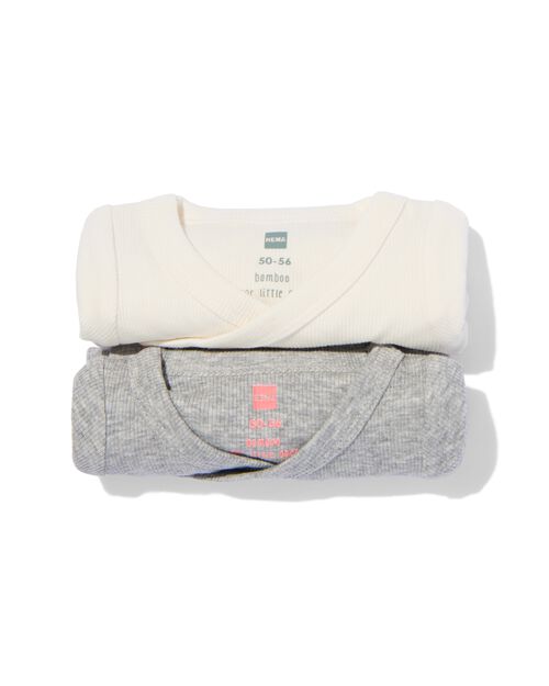 body évolutif côtelé nouveau-né avec bambou stretch blanc