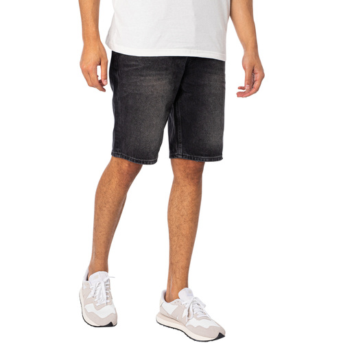 Superdry - Shorts De Mezclilla Rectos Vintage Negro