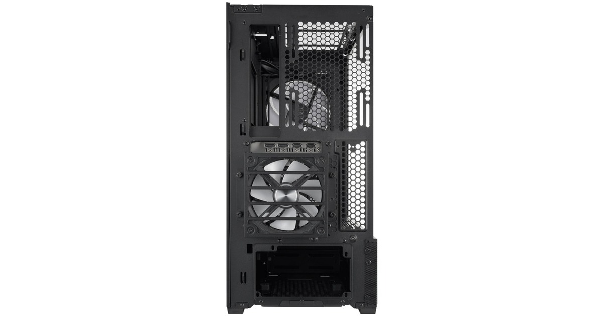 Lian LiLancool 216 RGB midi tower behuizing  (Zwart | 2x USB-A | 1x USB-C | RGB | Tempered Glass)