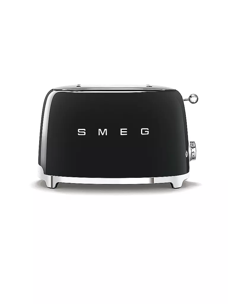 SMEG 2 Schlitz Toaster 50‘s Retro Style Schwarz TSF01BLEU schwarz