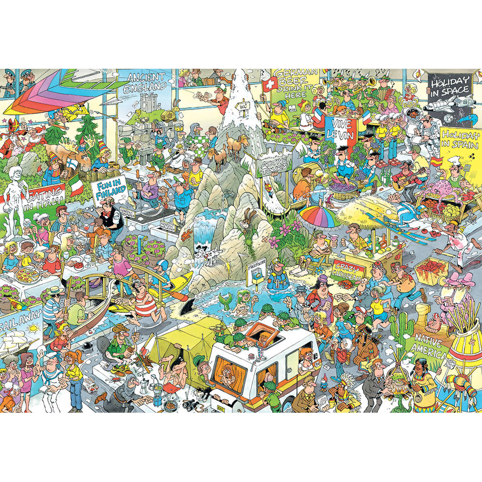 Jumbo Jan van Haasteren puzzel De vakantiebeurs - 1000 stukjes