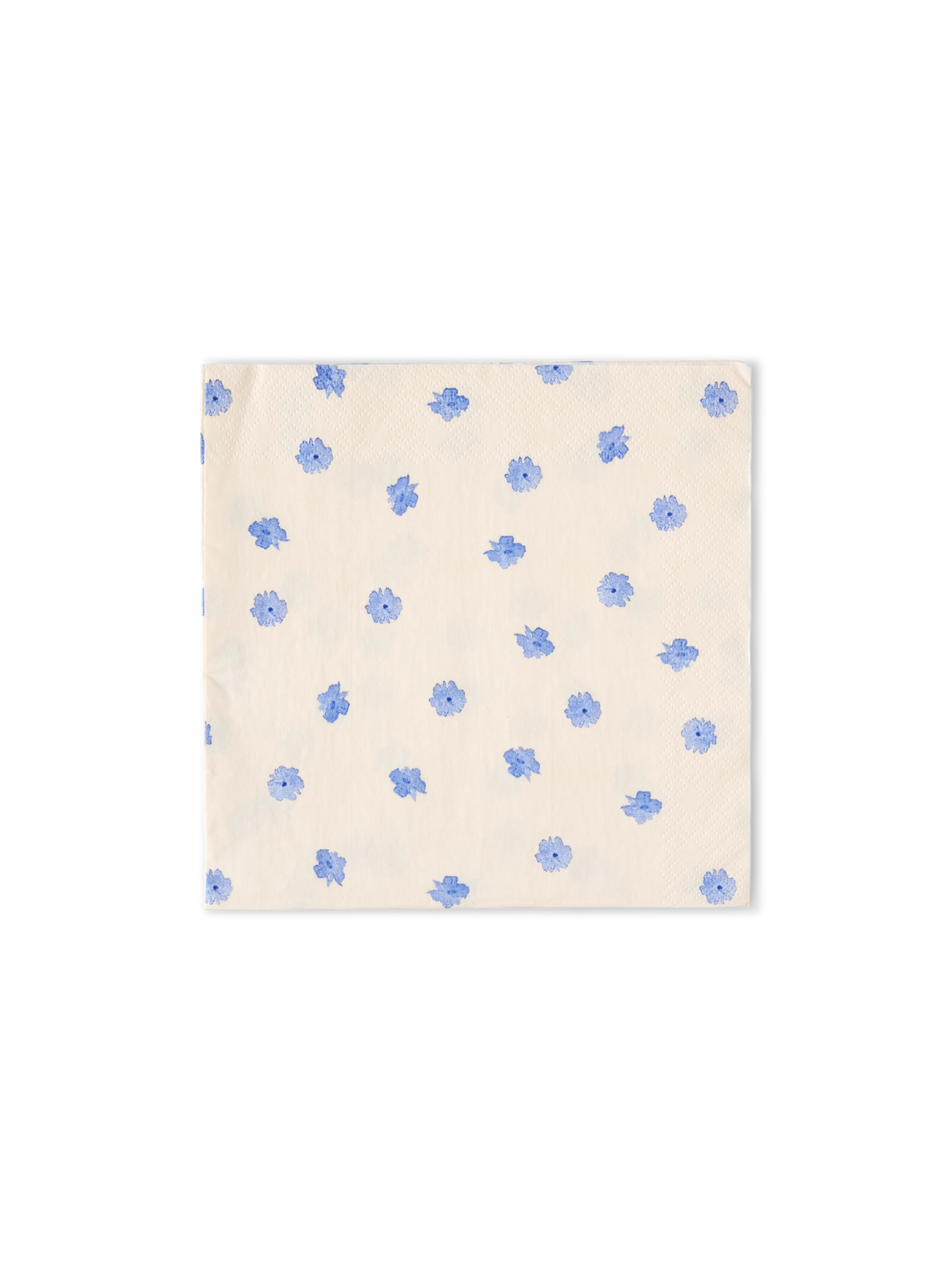 Servietter 33 x 33 cm | Papir. 33 x 33 cm. 20 stk. | Off White, Blue