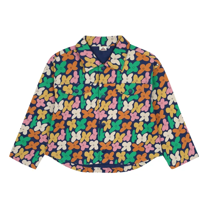 Jelly Mallow Veste Fleurs | Bleu marine