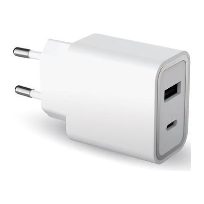 BIGBEN Connected - Force Power Lite - chargeur secteur pour smartphone - 37W (12+25W) - Power Delivery - Blanc - Garanti à vie