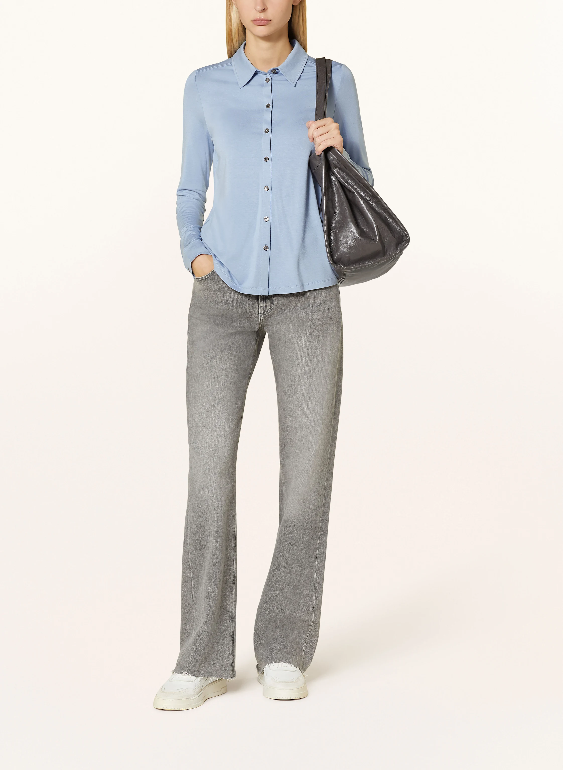 Marc O'Polo Hemdbluse aus Jersey