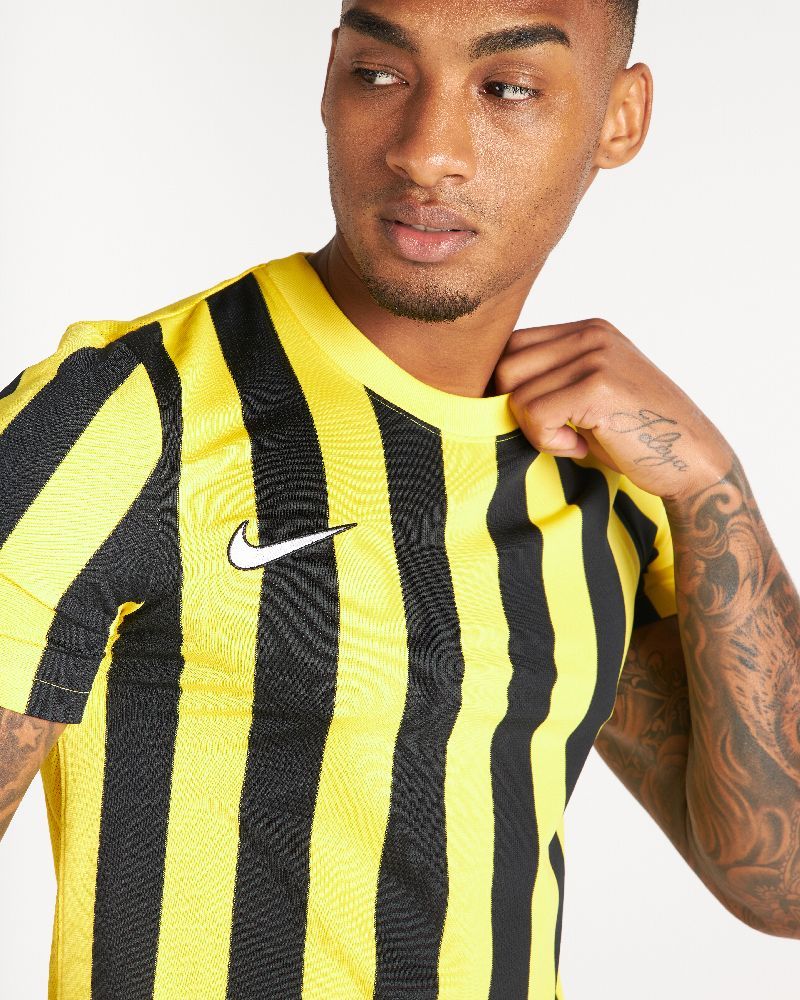 Maillot Nike Striped Division IV Jaune & Noir pour homme