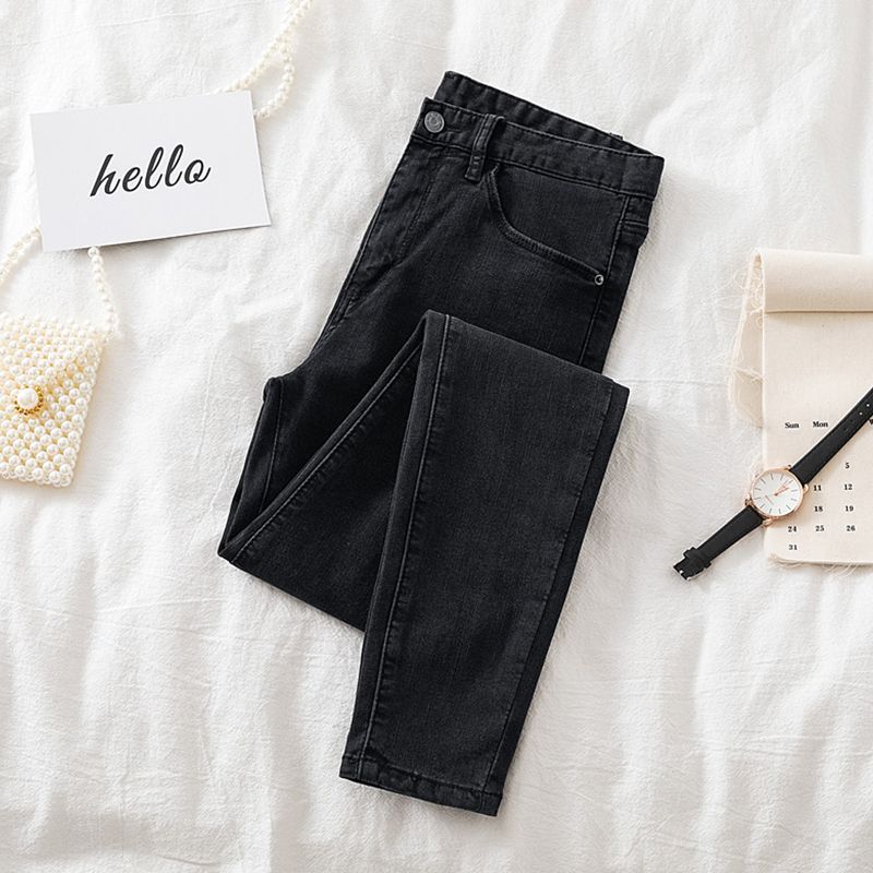 WIKPROM - Skinny jeans met hoge taille