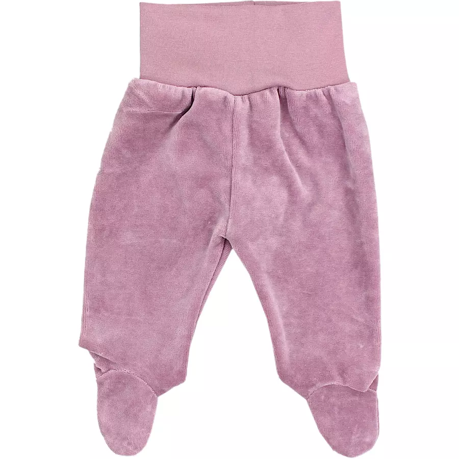 TupTam Mädchen Nicki Baby-Hose mit Fuß 3er Pack beigerosa