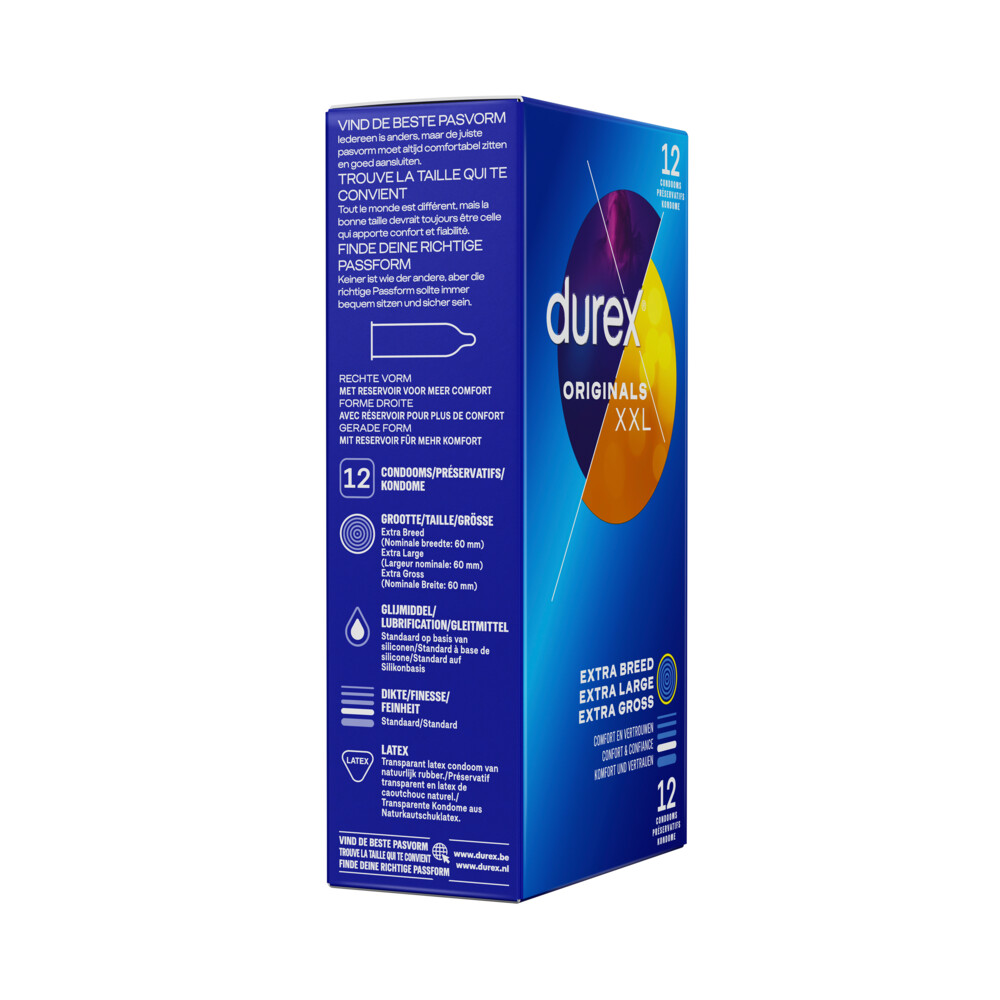 Durex Condooms Originals XXL12 stuks