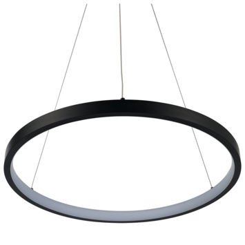 KARWEI hanglamp June 3-step dim zwart 25W Ø57,5cm