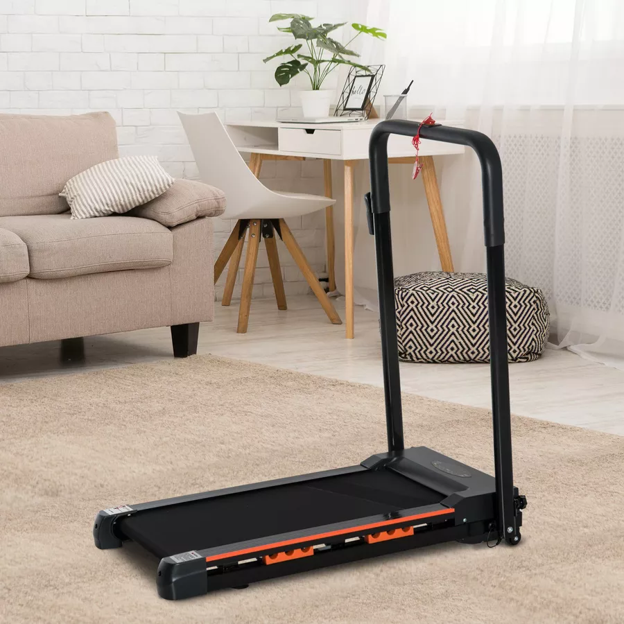 HOMCOM Faltbares Laufband mit LCD Display schwarz