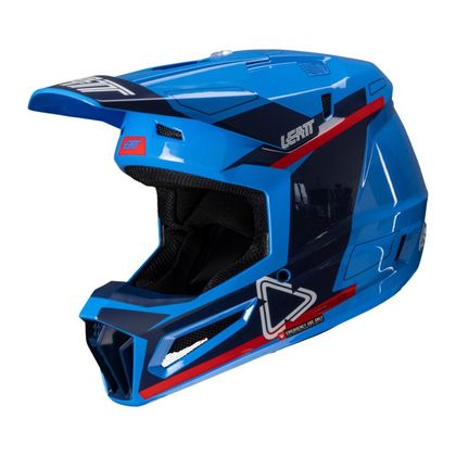 Casque cross Leatt 3.5 avec masque 3.5 2025 - Bleu