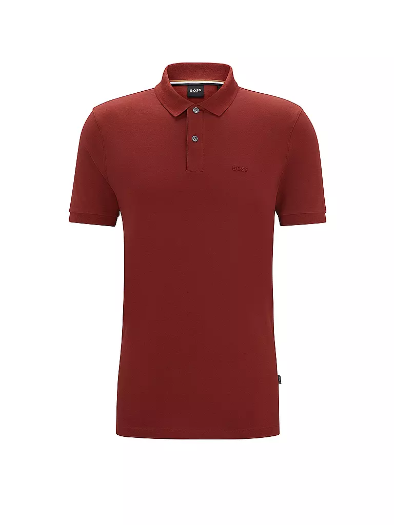 BOSS Poloshirt Regular Fit PALLAS dunkelrot