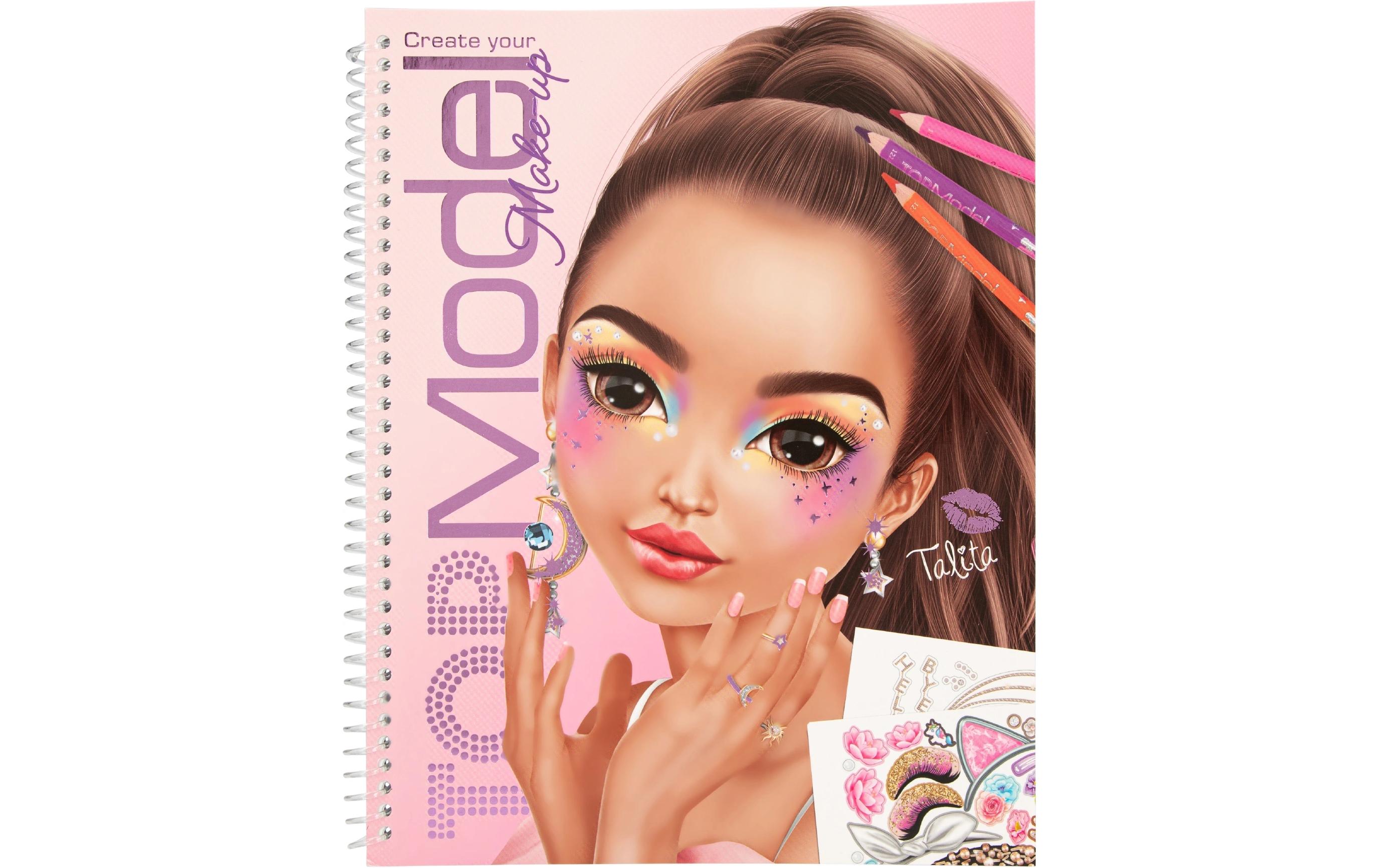 Malbuch Make up Top Model 60 SeitenAusmalvorlagen
