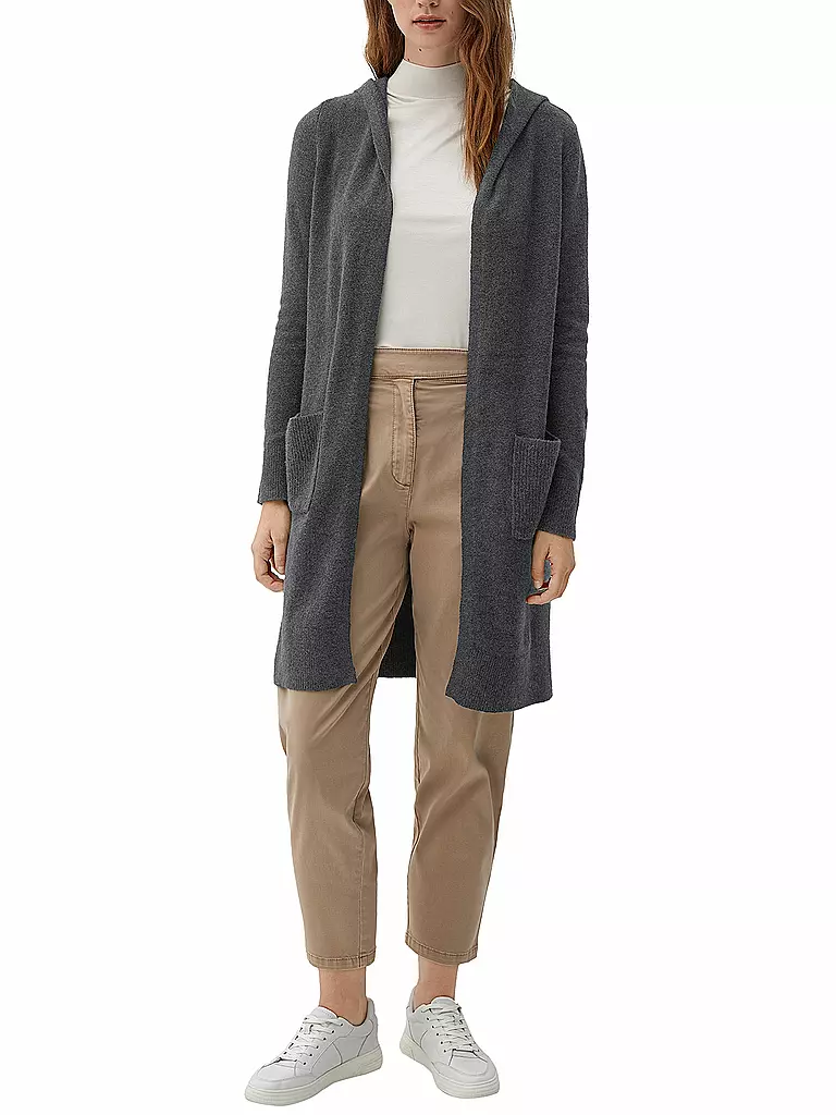 S.OLIVER Cardigan schwarz