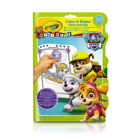 Vivid Crayola Mini Kids Paw Patrol