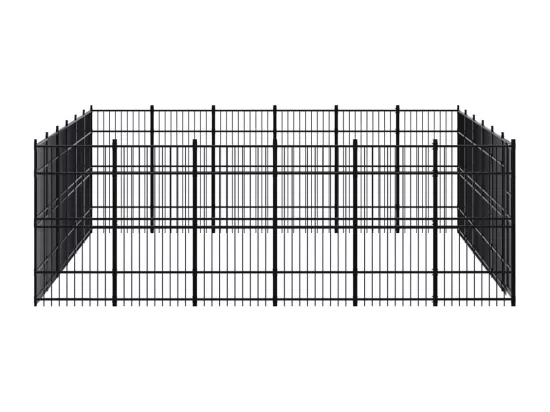 Chenil cage enclos pac noire 576 x 576 x 200 cm 02_0041837