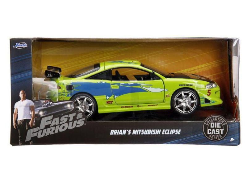 Jada Toys Fast & Furious Mitsubishi Eclipse 1995 1:24 Die Cast Modell