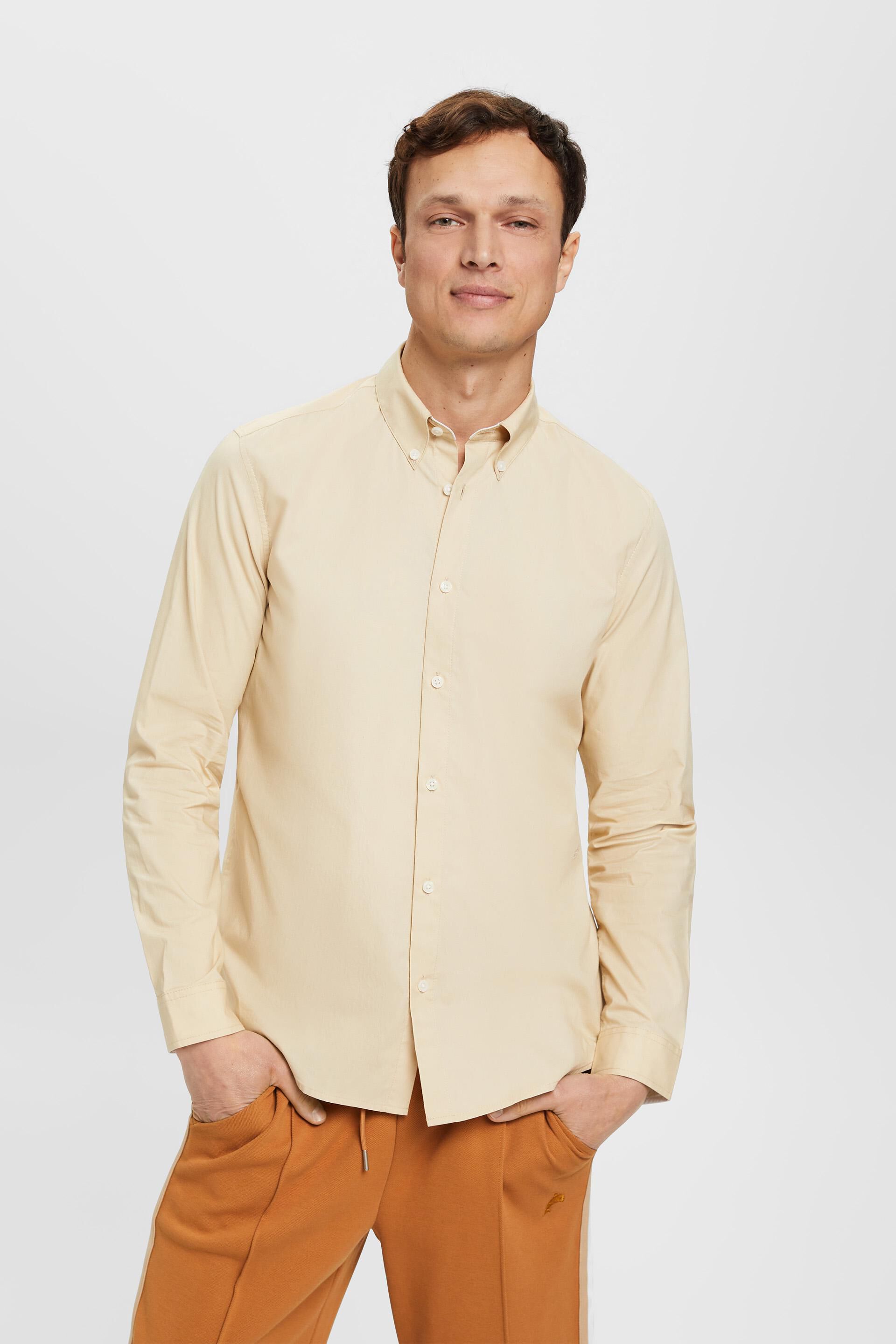 Chemise à col boutonné