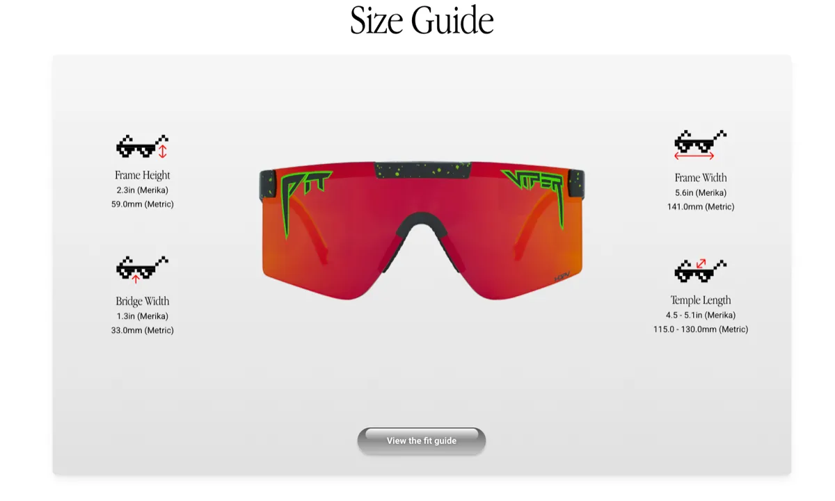 Pit Viper The Originals The Monster Bull Polarized Orange Narrow